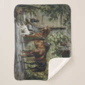 ポーチの馬（Albrecht Adam著） シェルパブランケット (正面)