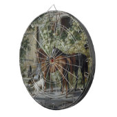 ポーチの馬（Albrecht Adam著） ダーツボード (正面右)