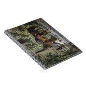 ポーチの馬（Albrecht Adam著） ノートブック (右側)