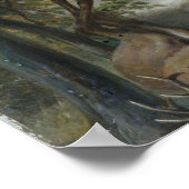 ポーチの馬（Albrecht Adam著） ポスター (角)