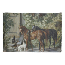 ポーチの馬（Albrecht Adam著）