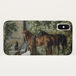 ポーチの馬（Albrecht Adam著） iPhone X ケース