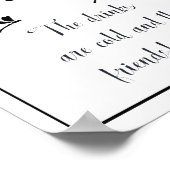 ポーチサマーまたはビーチ引用文に私と一緒に座る ポスター (角)