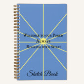 ポーチスピリットバリエーション |青 |ノートブックのスケッチ ノートブック (正面)