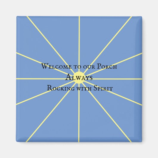 ポーチスピリットバリエーション |青 | マグネット (正面)