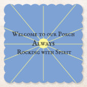 ポーチスピリットバリエーション |青 |紙コースター ペーパーコースター (正面)