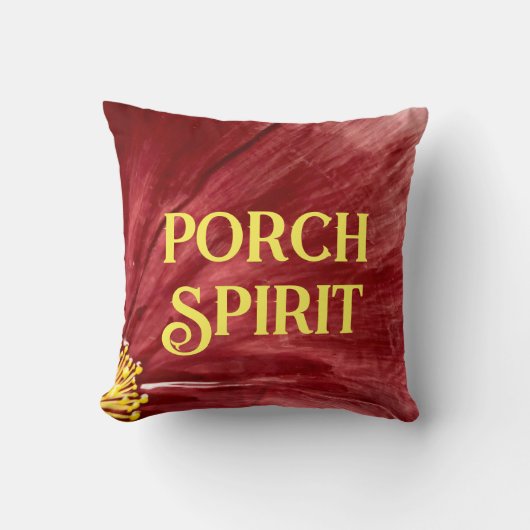 ポーチスピリット/ポーチラブ/オリジナル/ クッション (正面)