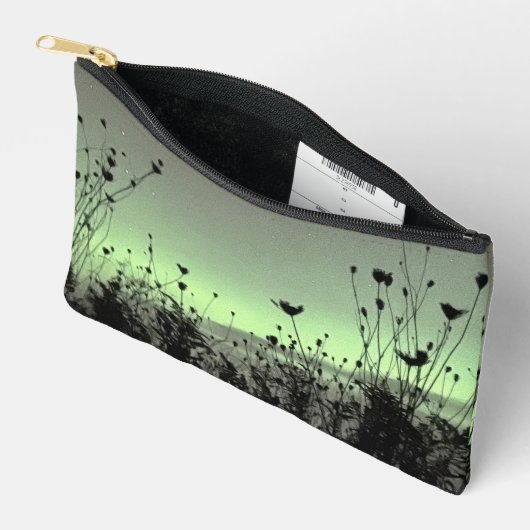 ポーチビュー/雑草/ アクセサリーポーチ (見開き)