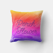 ポーチフラワー/イパネマ クッション (裏面)