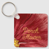 ポーチフラワー/オリジナル/ キーホルダー (正面)