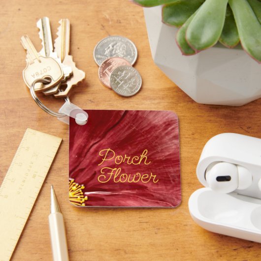 ポーチフラワー/オリジナル/ キーホルダー (デスク)