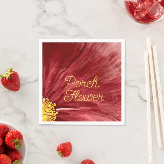 ポーチフラワー/オリジナル/ スタンダードカクテルナプキン (インサイチュ)