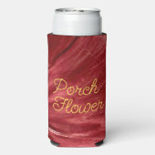 ポーチフラワー/オリジナル/ スリム缶クーラー (Seltzer裏面)
