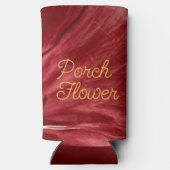 ポーチフラワー/オリジナル/ スリム缶クーラー (裏面)