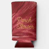 ポーチフラワー/オリジナル/ スリム缶クーラー (正面)