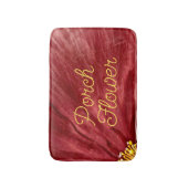 ポーチフラワー/オリジナル/ バスマット (正面縦)