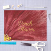 ポーチフラワー/オリジナル/ 薄葉紙 (クラフト)