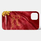 ポーチフラワー/オリジナル/ Case-Mate iPhoneケース (裏面 (横))