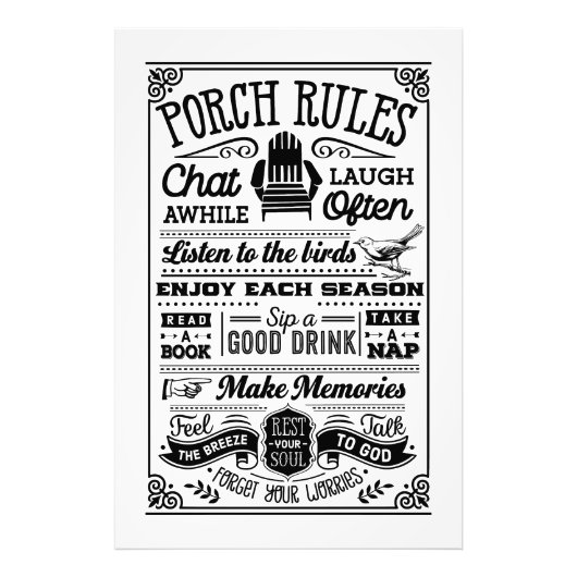 ポーチルール フォトプリント            (正面)