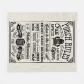 ポーチルール フリースブランケット (正面(横))