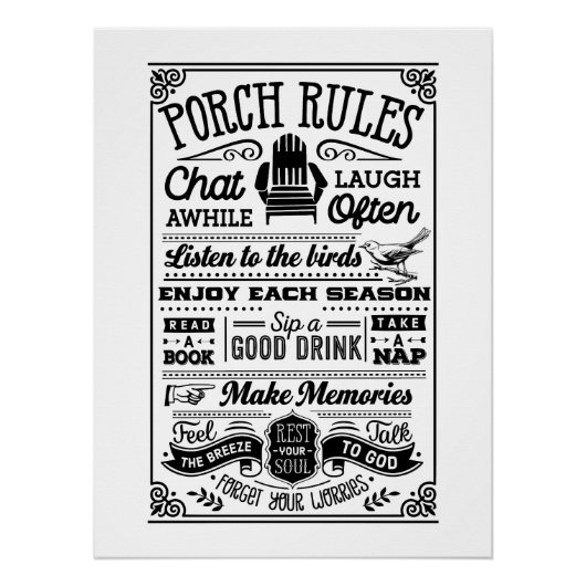 ポーチルール ポスター (正面)