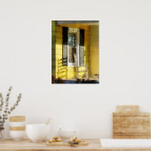 ポーチ – ロッキングチェアの長い午後の影 ポスター (キッチン)