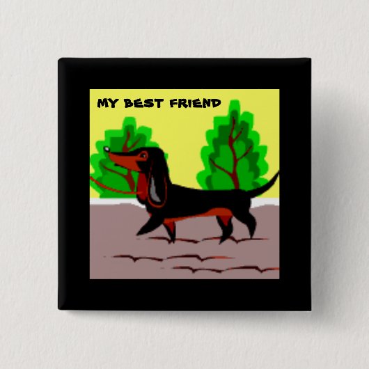 ポーチ –  缶バッジ (正面)