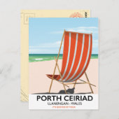 ポーツシーリアドウェールズビーチ ポストカード (正面/裏面)