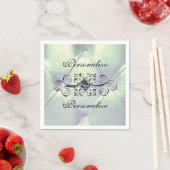 ポーツックサテンとダイヤモンドナプキン スタンダードカクテルナプキン (インサイチュ)