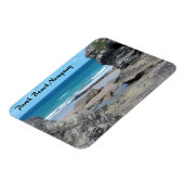 ポーツビーチニューキーコーンウォール写真 マグネット (左側)