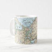 ポーツマスからケープアン航海のグラフ13278 コーヒーマグカップ (正面左)