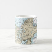 ポーツマスからケープアン航海のグラフ13278 コーヒーマグカップ (中央)