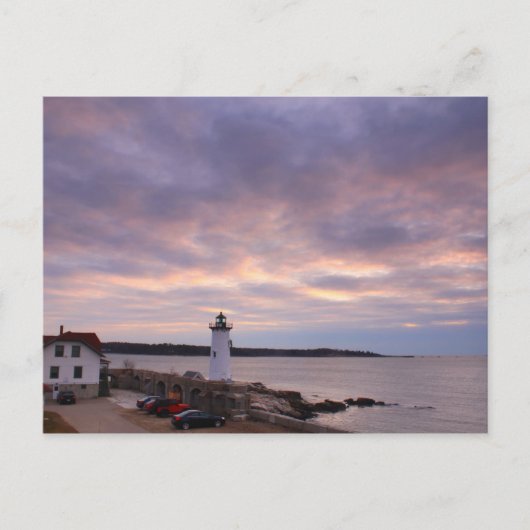 ポーツマスハーバーライトハウスビューfrom Fort ポストカード (正面)