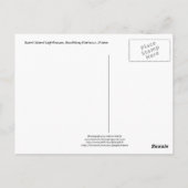 ポーツマスハーバーライトハウス – B-W ポストカード (裏面)