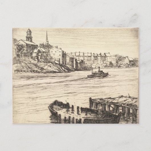 ポーツマスハーバーヴィンテージ ポストカード (正面)