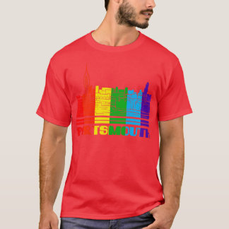 ポーツマスプライドポーツマスLGBTギフトLGBTQスーポ Tシャツ