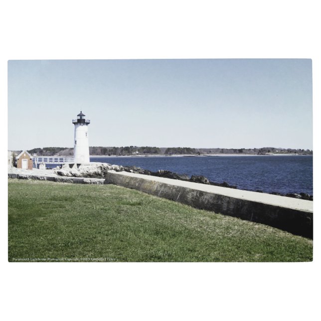 ポーツマスライトハウス メタルプリント (正面)