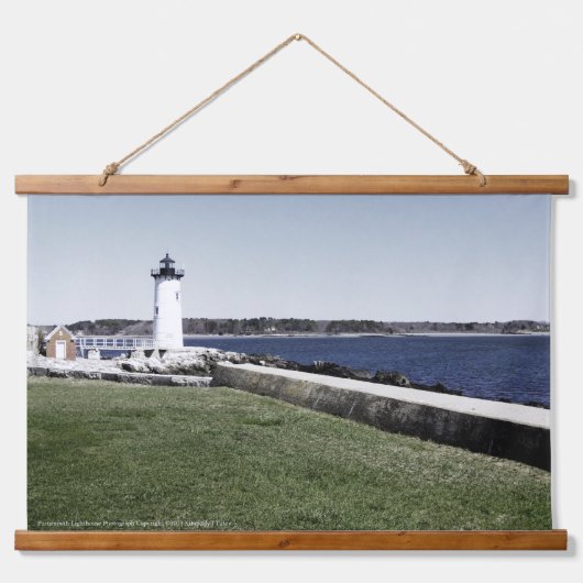 ポーツマスライトハウス 吊り下げ型タペストリー (正面)