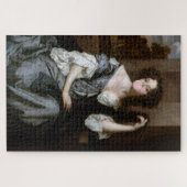 ポーツマス吹の公爵夫人はピンクのバブルガム ジグソーパズル (横)