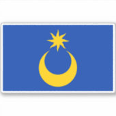 ポーツマス市国旗 シール (正面)