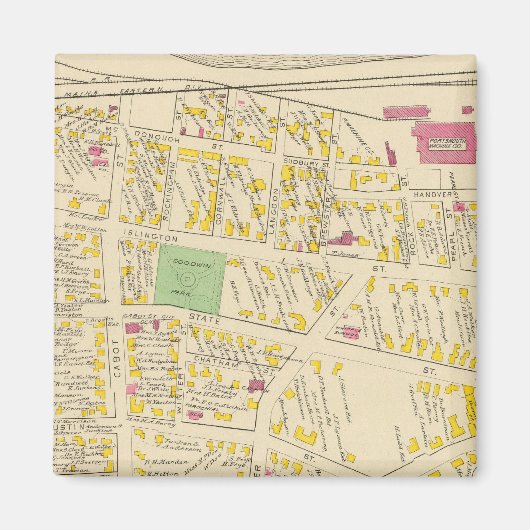 ポーツマス市 マグネット (正面)