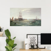 ポーツマス港 ポスター (ホームオフィス)