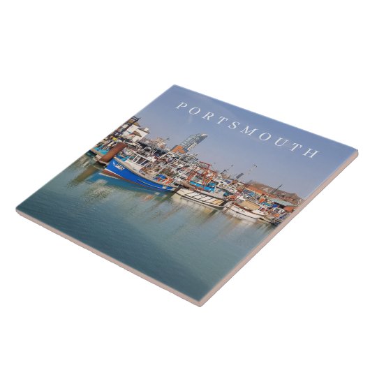 ポーツマス船がセラミックタイルを表示 タイル (側面)