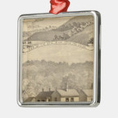 ポーツマス、オハイオ州 メタルオーナメント (左)