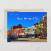 ポーツマス・ニューハンプシャーの景色 ポストカード (正面/裏面)