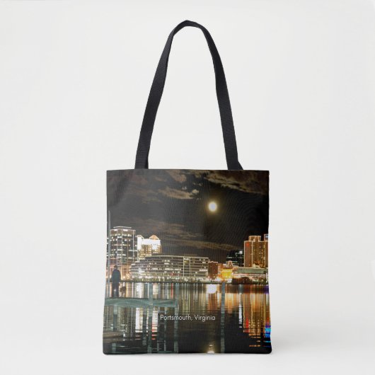ポーツマス、バージニア州の街並み写真 トートバッグ (正面)