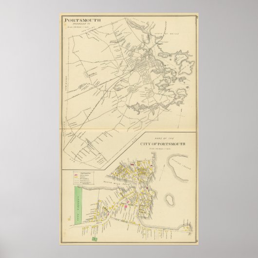 ポーツマス、ポーツマス市 ポスター (正面)
