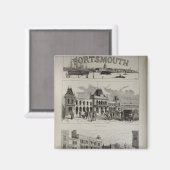 ポーツマス マグネット (正面/裏面)