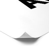 ポーティおもしろいアニマルパーティーキャットパン ポスター (角)