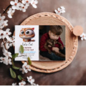 ポーティだ！かわいい猫の2回目の誕生日パーティー 招待状